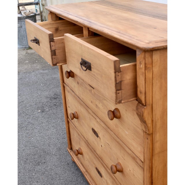 Pine Chest of Five Drawers, Hungary, Circa 1880 For Sale - Image 12 of 12