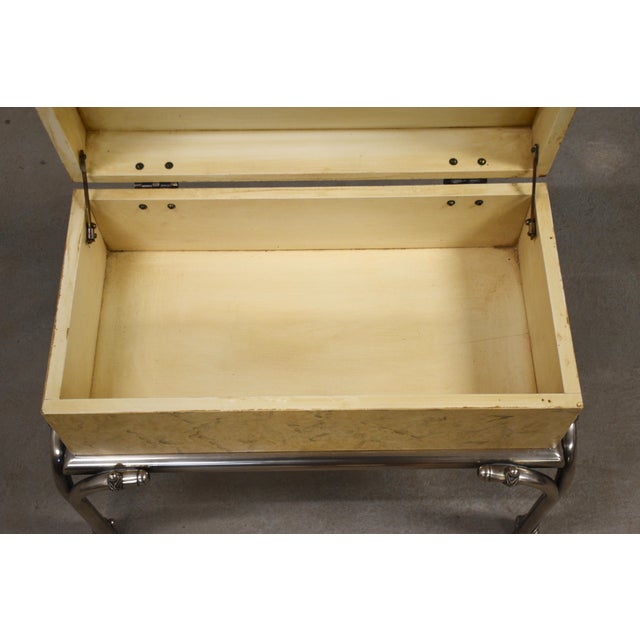 1960s Faux Burl Karl Springer Style Chest For Sale - Image 10 of 12