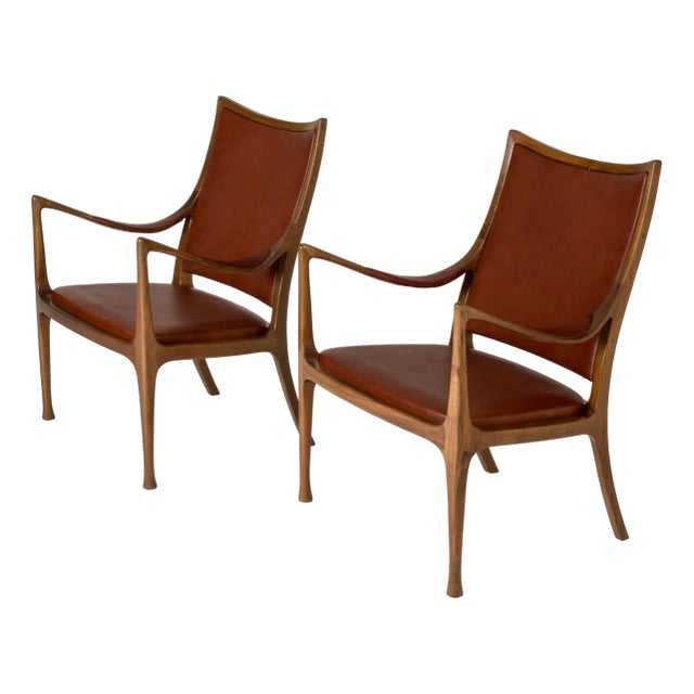 Set of Lounge Chairs by Hans Asplund, 1955 For Sale