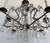 Metal Dennis and Leen "Small Chateau" Iron Chandelier, Rock Crystal For Sale - Image 7 of 12