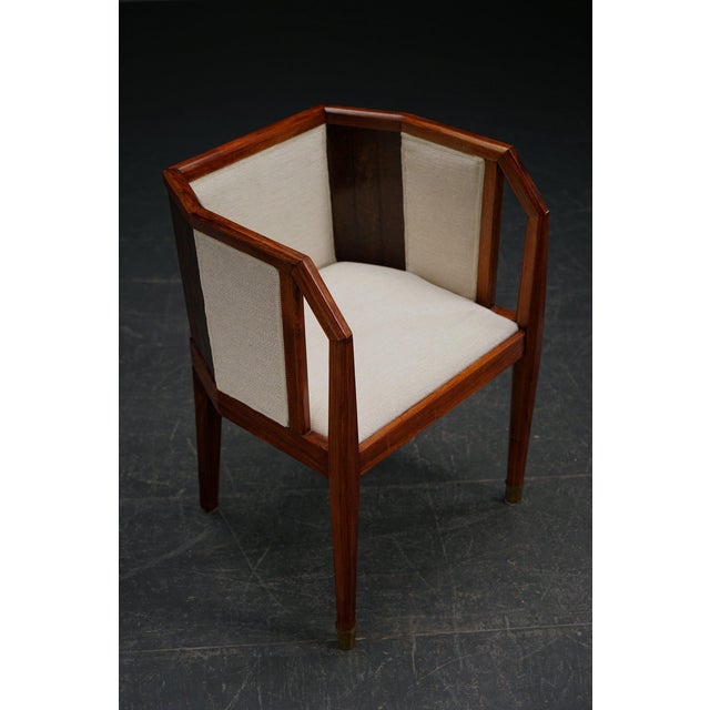 Art Deco Desk Chair, Belgium, 1930s For Sale - Image 4 of 18