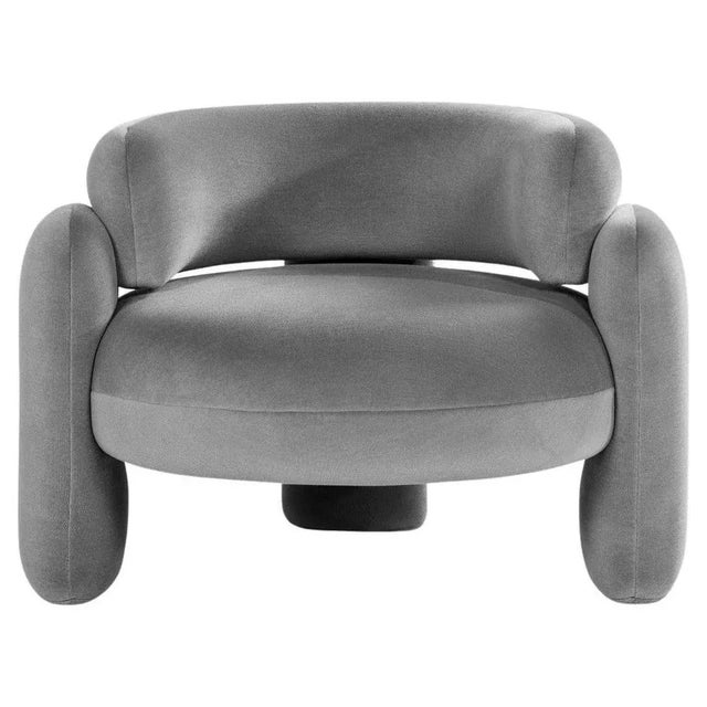 Gray Embrace Gentle 133 Armchair by Royal Stranger For Sale - Image 8 of 8
