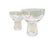 1950s Mid-Century Modern Iridescent Optic Martini Cocktail Glasses - Set of 2 For Sale - Image 4 of 5