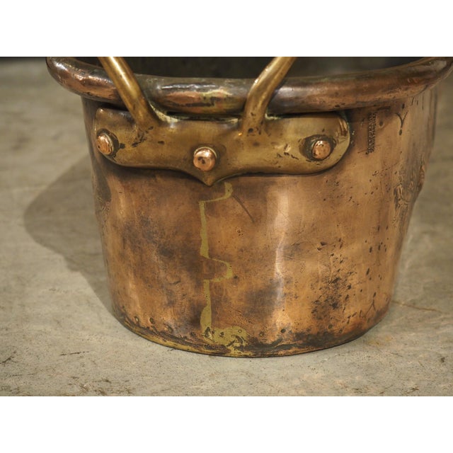Large 19th Century French Copper Fish Poacher Poissonnière by L. Tendrerie Paris For Sale - Image 12 of 18