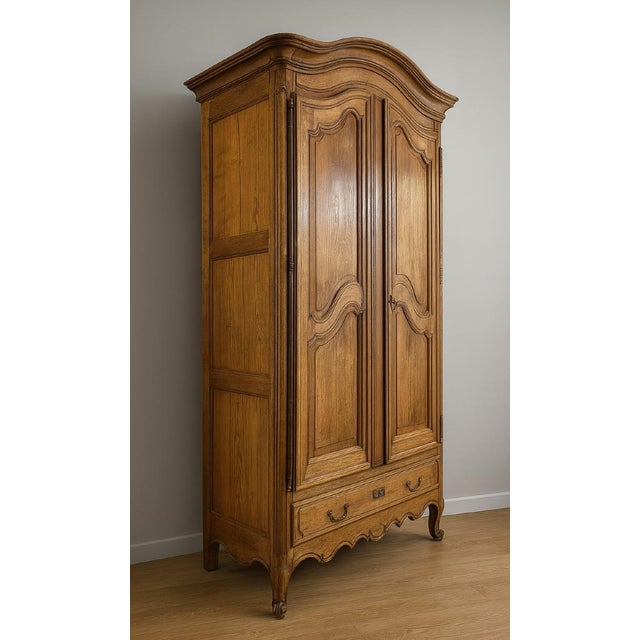 18th Century Louis XV Provençal Walnut Wardrobe For Sale - Image 4 of 5
