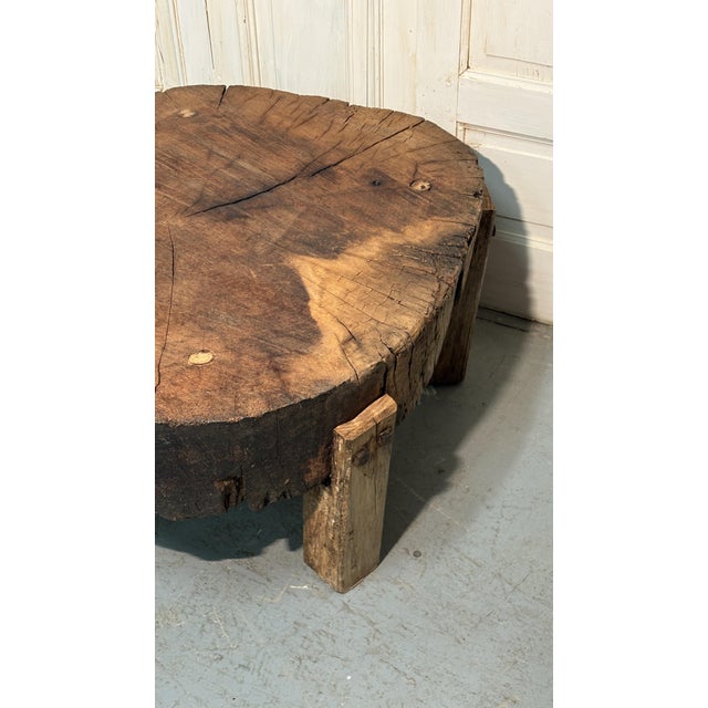Low Walnut Table, 1900 For Sale - Image 4 of 5