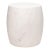 White Marble Drum Table For Sale