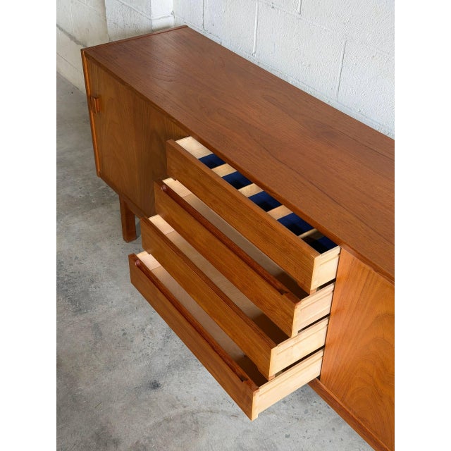 Vintage Troeds Bjärnum Swedish Teak Sideboard Credenza Mid Century Modern Cabinet For Sale - Image 9 of 11