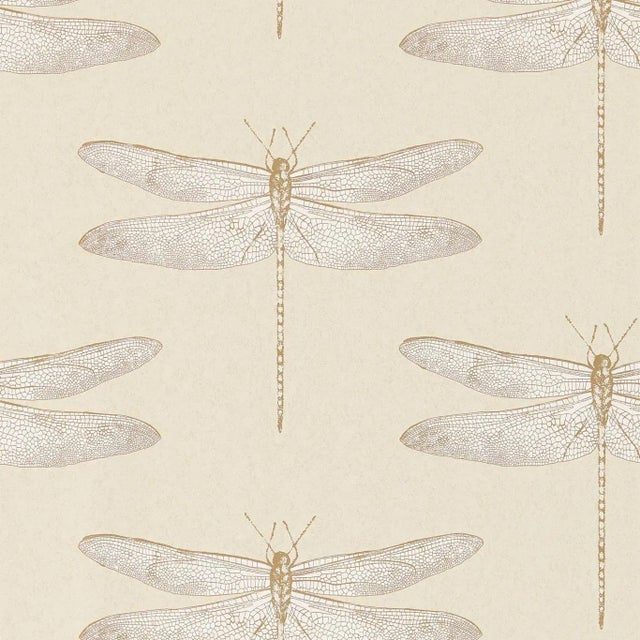 Harlequin Demoiselle Wallpaper in Shell For Sale