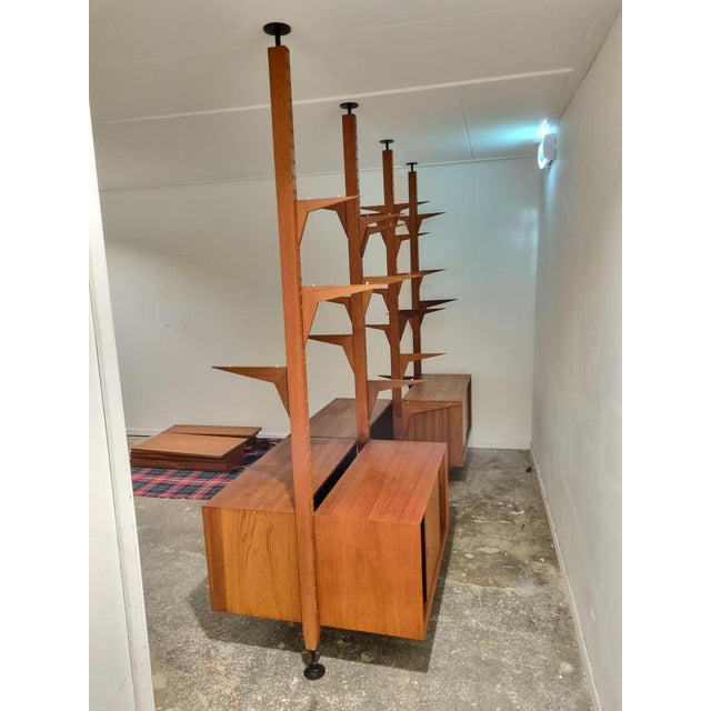 Royal Room-Divider Wall Unit in Teak by Poul Cadovius, Denmark, 1960 For Sale - Image 16 of 18