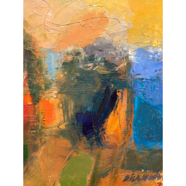 Mid-Century Modern Dick Wästberg, Composition, 1972, Oil on Canvas, Framed For Sale - Image 3 of 18