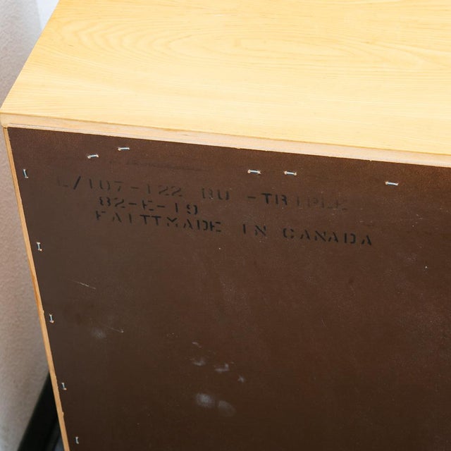 Mid Century Danish Modern Credenza Dresser Cabinet 6 Drawers Blonde Canadian MCM For Sale In Sacramento - Image 6 of 12