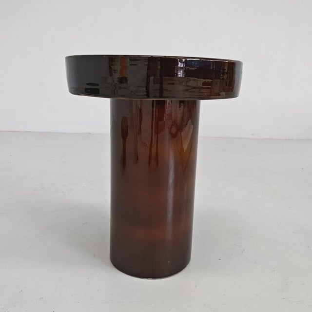Terrae Ceramic Coffee Table by Raffaello Biagetti for Atelier Biagetti, 1970s For Sale - Image 11 of 18