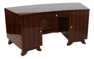 1940s Fine Art Deco Desk Attributed to Jules Leleu