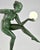 Black Art Deco Nude Disc Dancer in Metal on Marble Base by Andre Derenne and Marcel Bouraine, France, 1930s For Sale - Image 8 of 12