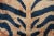 Hand soft Silk Velvet Tiger Accent Lumbar Pillow with a solid Black Cotton textile for the back. Pillow has a zipper for...
