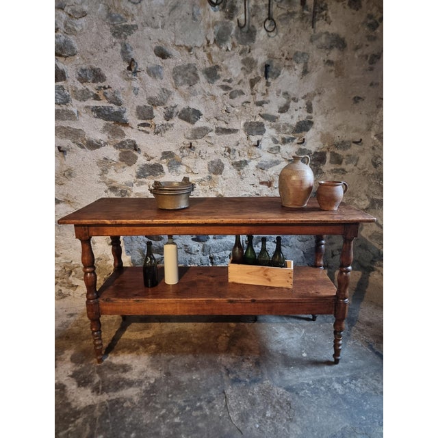 Antique French Console or Serving Table, 1880-1920 For Sale - Image 16 of 18