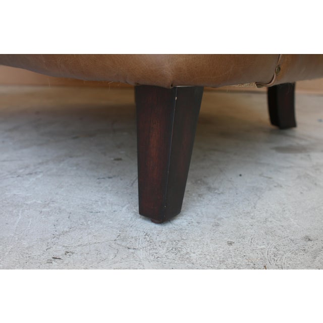 Transitional Candace Armchair Mexico Brown For Sale - Image 3 of 8