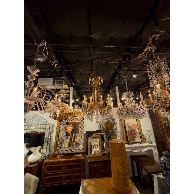 French Louis XVI Rock Crystal Chandelier For Sale - Image 4 of 10