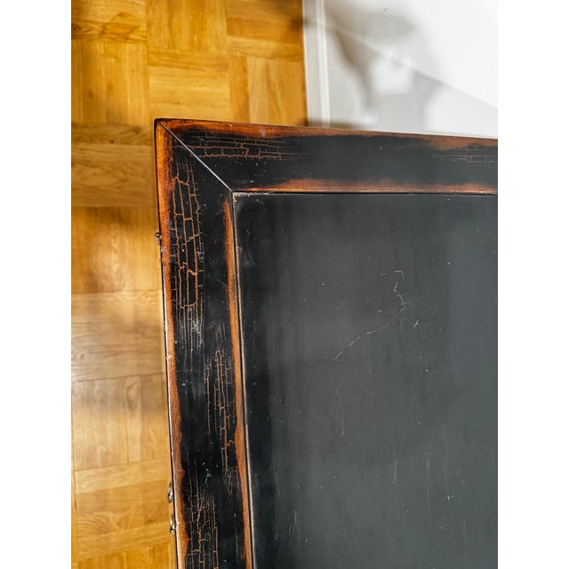 Ethan Allen Ming Small Media Cabinet in Aged Ember Black, 2017 For Sale - Image 9 of 18