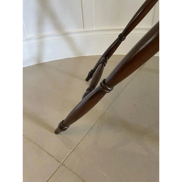 Antique Victorian Rosewood Butlers Tray on Stand For Sale - Image 13 of 15