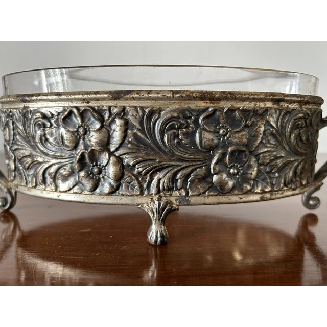 Small Art Nouveau Jardinière with Original Glass, 1890s For Sale - Image 4 of 14