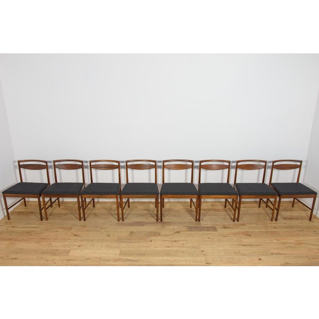 Mid-Century Modern Mid-Century Model 9513 Dining Chairs by Tom Robertson for A.H. McIntosh & Co., United Kingdom, 1970s, Set of 8 For Sale - Image 3 of 18