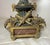 Pair Antique Ornate 1800's Patinated Gilt Bronze Marble Neoclassical Candelabras For Sale - Image 11 of 14