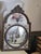Silver Painted Clock Face Tole Bullseye Mirror For Sale - Image 8 of 12
