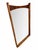 Add a striking touch of authentic 1960s style to your space with this vintage Mid-Century Modern walnut and rosewood wall...