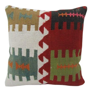 Handmade Turkish Kilim Pillow For Sale