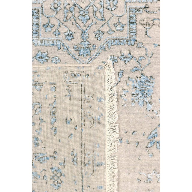 2020s Pasargad Home Transitional Silver Area Rug-5' 9" X 9' 0" For Sale - Image 5 of 7