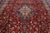 Red Vintage Red Mahal Hand-Knotted Wool Rug With Medallion Design For Sale - Image 8 of 10