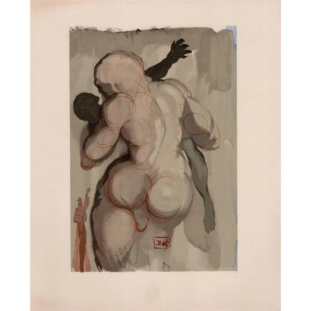 Salvador Dali, The Negligent Ones Struck by Violent Death, 1964, Original Woodcut For Sale - Image 6 of 9