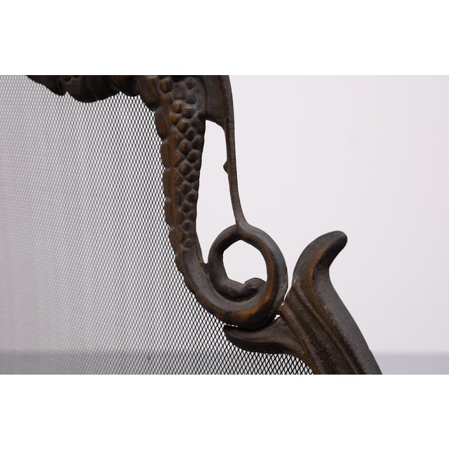 Late 19th Century Antique Bronze Firescreen, England, 1880s For Sale - Image 5 of 10