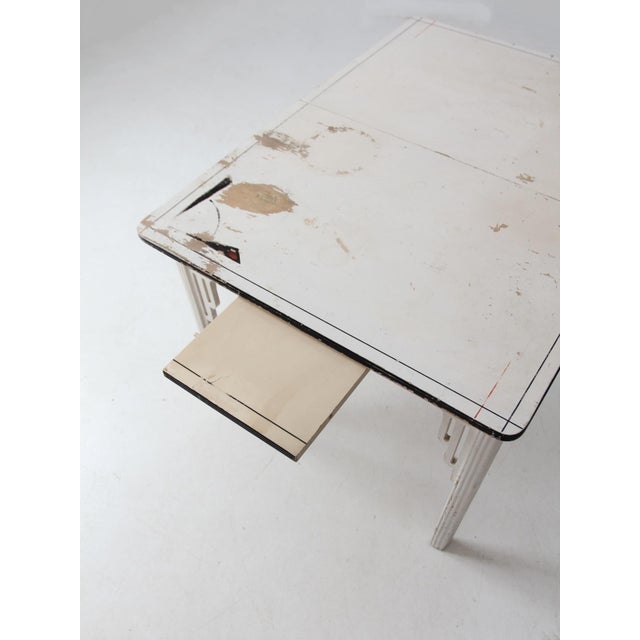 Vintage Square Brand Dining Table Set For Sale - Image 17 of 18