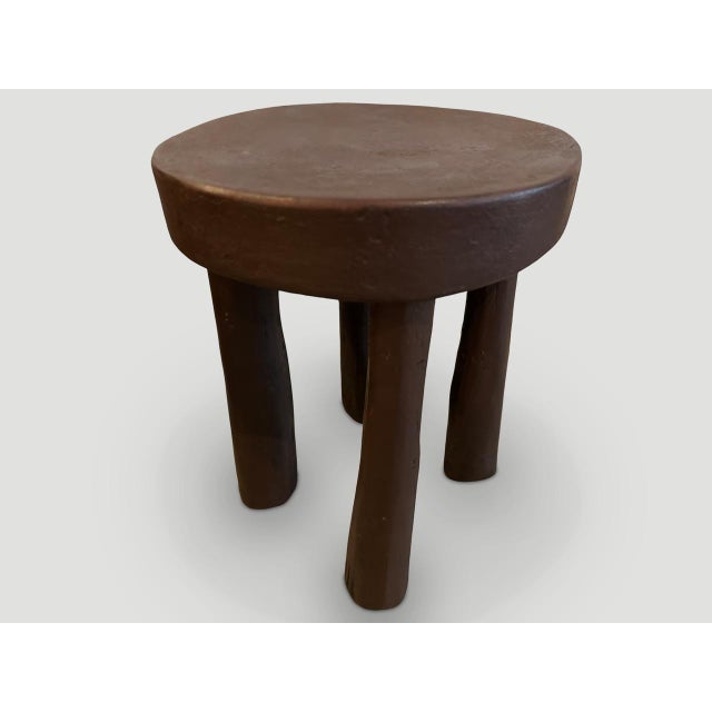 African Side Table or Stool For Sale - Image 4 of 5