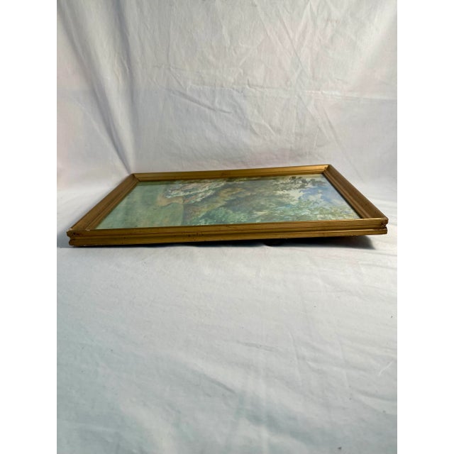 English 1940s Vintage, English, Framed Original, Watercolor, "The Garden", Kent For Sale - Image 3 of 8