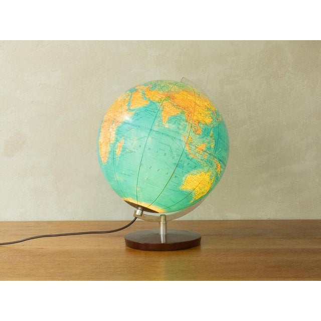 Vintage Illuminated Globe, Germany, 1970s For Sale - Image 9 of 9