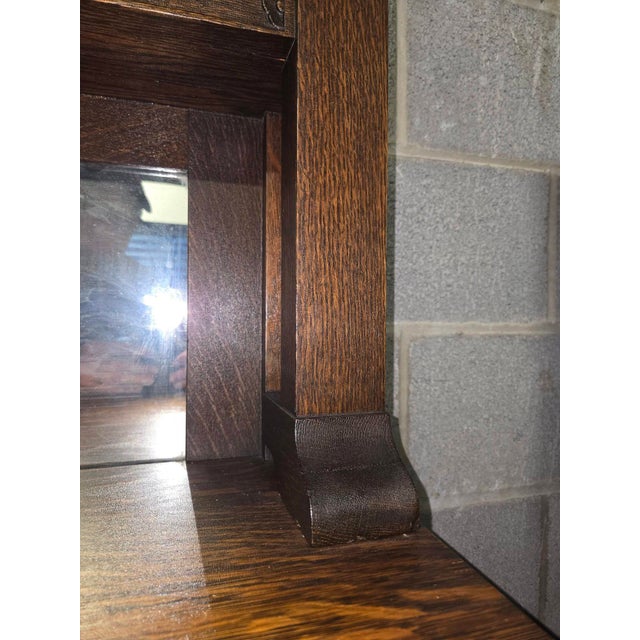 Marked Down (Again)! 1910s Arts & Craft-Style J K Rishel Solid Oak Buffet For Sale In Washington DC - Image 6 of 18