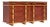 Paul Frankl for Johnson Furniture Mid Century Leather, Birch and Maple Station Wagon Dresser For Sale