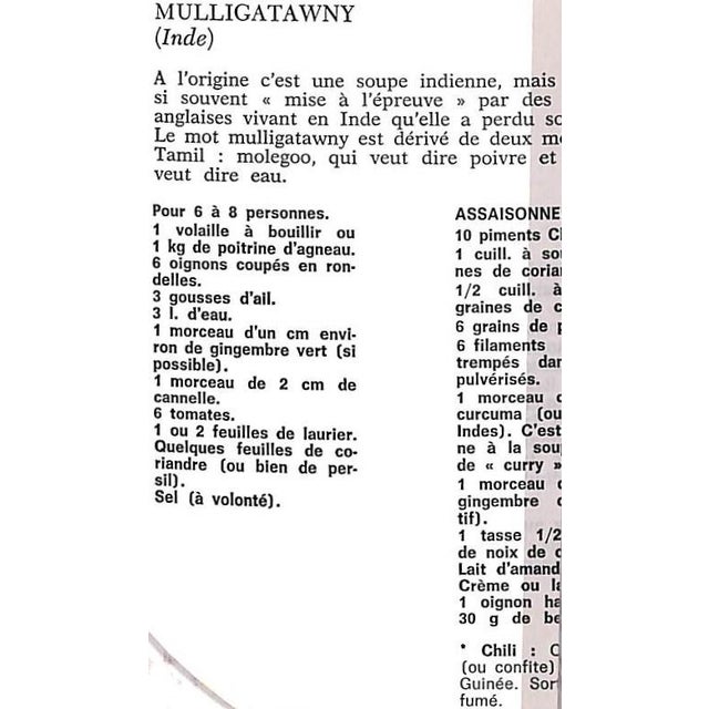 1960s "Le Livre Des Soupes" Book 1967 Howe, Robin For Sale - Image 5 of 8