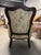 Floral fabric in good condition. Vintage, Louis XV, French Provincial, Quality Accent Chair. Comes with matching back...