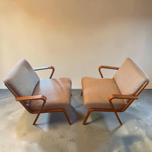 Mid-Century Modern Vintage Bauhaus 53693 Chairs by Selman Selmanagić, 1957, Set of 2 For Sale - Image 3 of 4