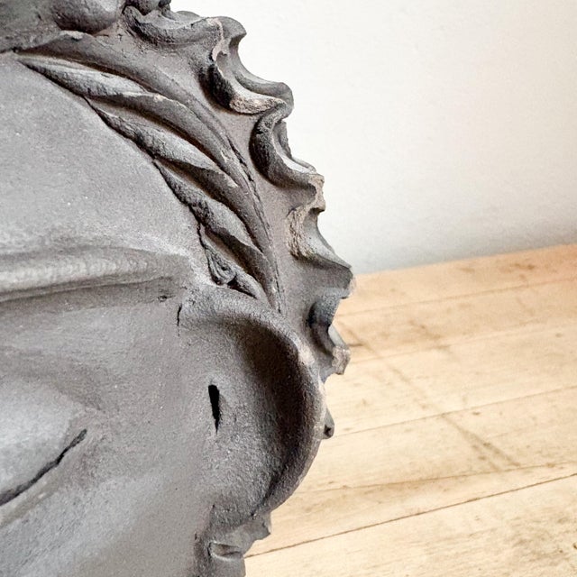 1980s 1980s Rosa Brítez Figural Woman Face Terra Cotta Vase For Sale - Image 5 of 12