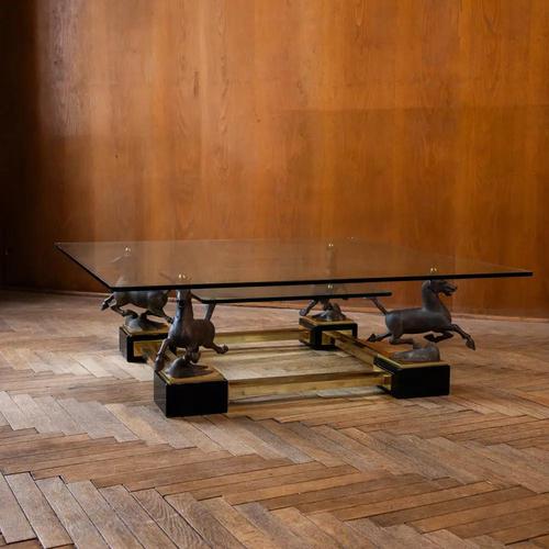 Maison Charles Flying Horses of Gansu Coffee Table by Maison Charles For Sale - Image 4 of 12