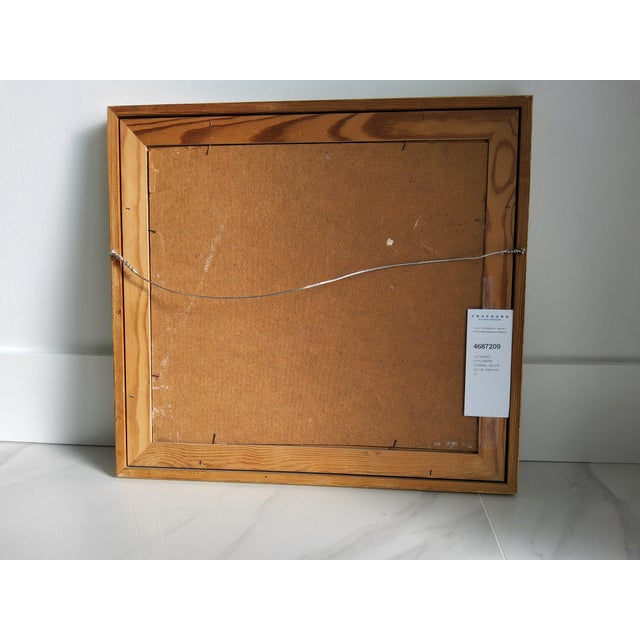 1960s Mid Century Modern Still Life Painting by Swedish Artist Gerhard Karlmark For Sale - Image 16 of 18