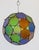 Moroccan Vintage Moroccan Multi-Color Glass Orb Lantern Moorish Style For Sale - Image 3 of 12