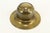 1920s 1920-30's Art Deco Brass Capstan Inkwell With Spring Lid For Sale - Image 5 of 14