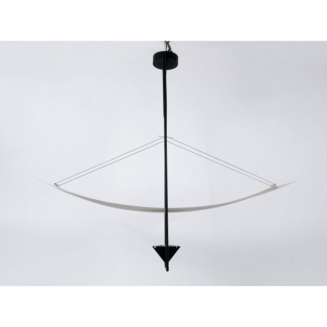 Metal Zefiro Chandelier by Mario Botta for Artemide, Italy, 1980s For Sale - Image 7 of 18